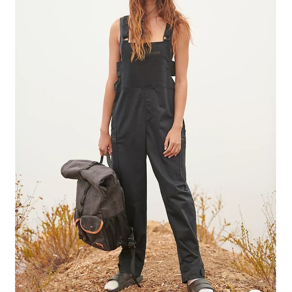 Free people wade on onesie xs black nwt